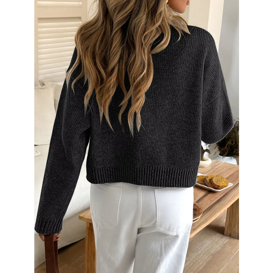 Button-Down Knit Cardigan Apparel and Accessories