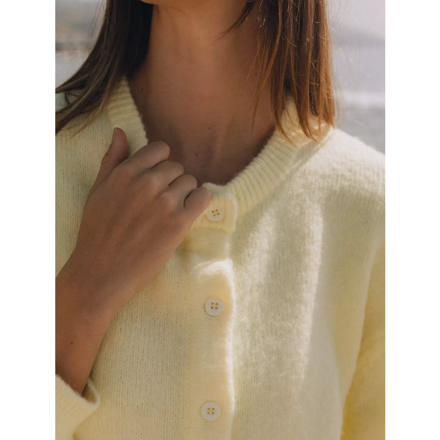 Button-Down Knit Cardigan Apparel and Accessories