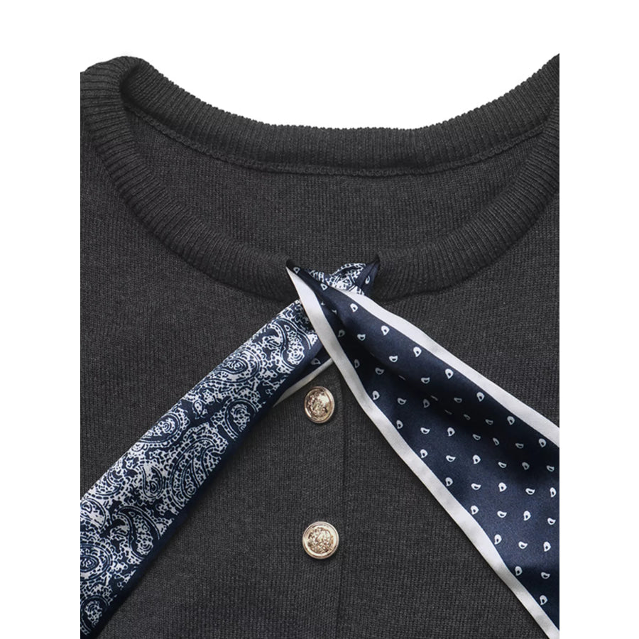 Button-Down Knit Cardigan Apparel and Accessories
