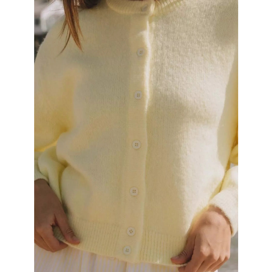 Button-Down Knit Cardigan Apparel and Accessories