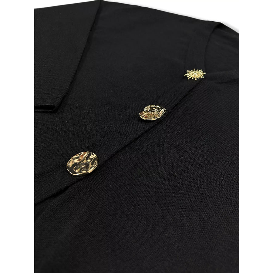 Button-Down Knit Cardigan Apparel and Accessories