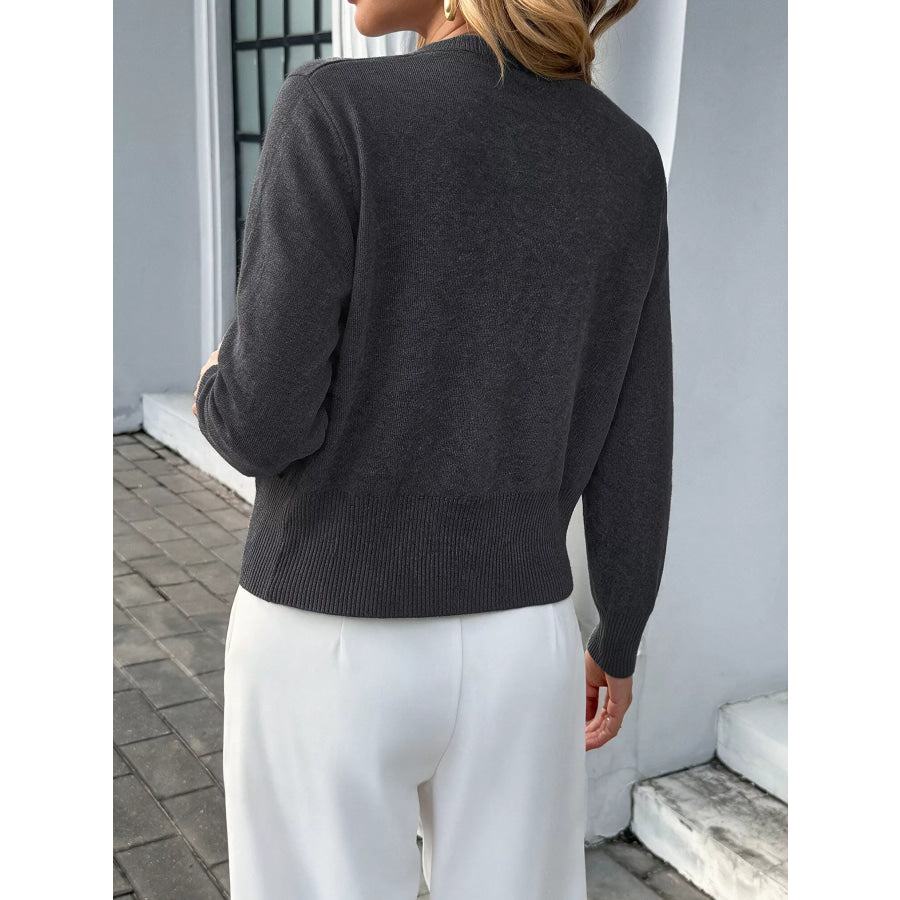 Button-Down Knit Cardigan Apparel and Accessories
