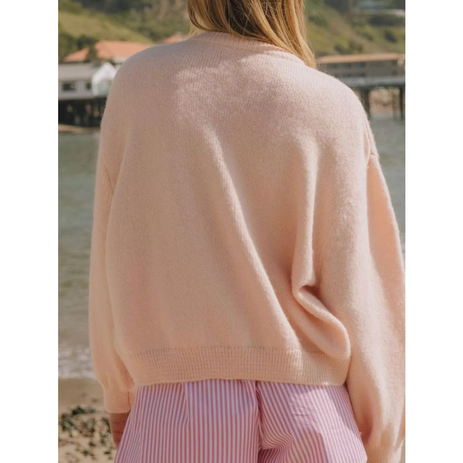 Button-Down Knit Cardigan Apparel and Accessories