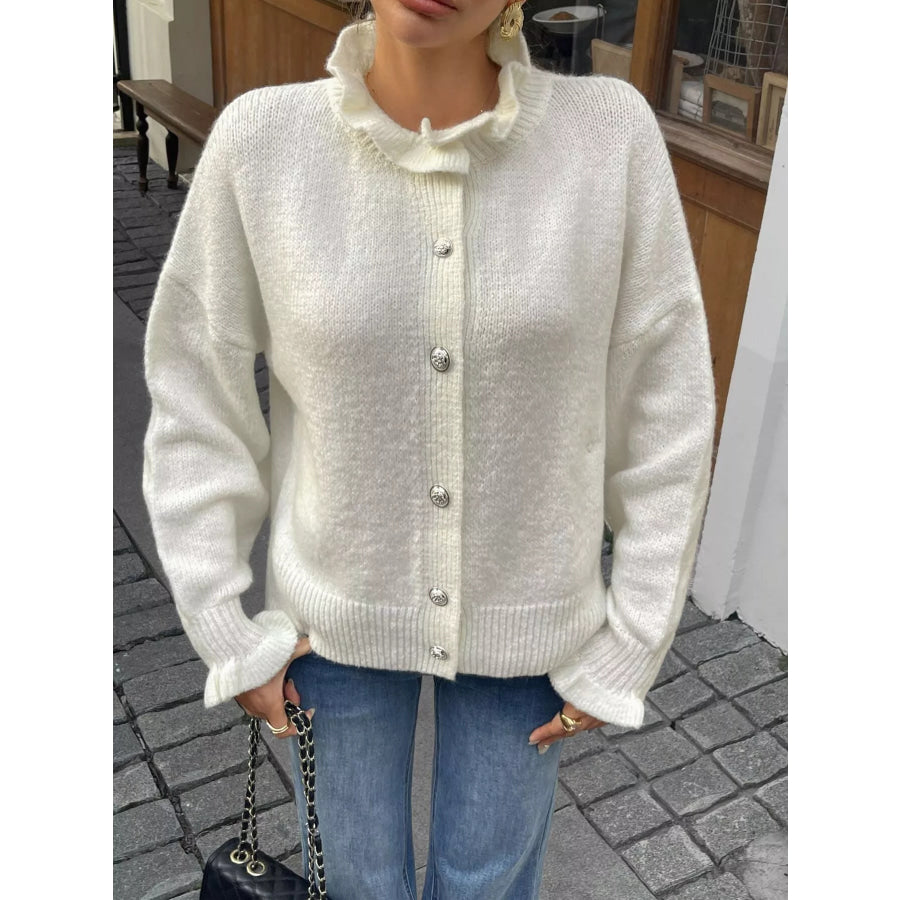 Button-Down Long Sleeve Cardigan Apparel and Accessories