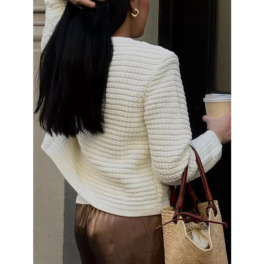Button-Down Long Sleeve Cardigan Apparel and Accessories