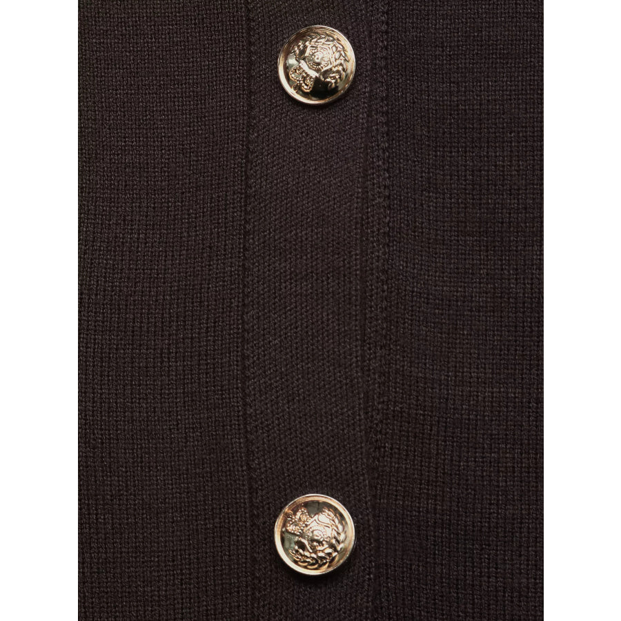 Button Down Long Sleeve Cardigan Apparel and Accessories