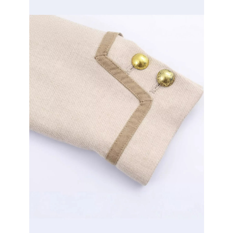 Button Down Long Sleeve Jacket Apparel and Accessories