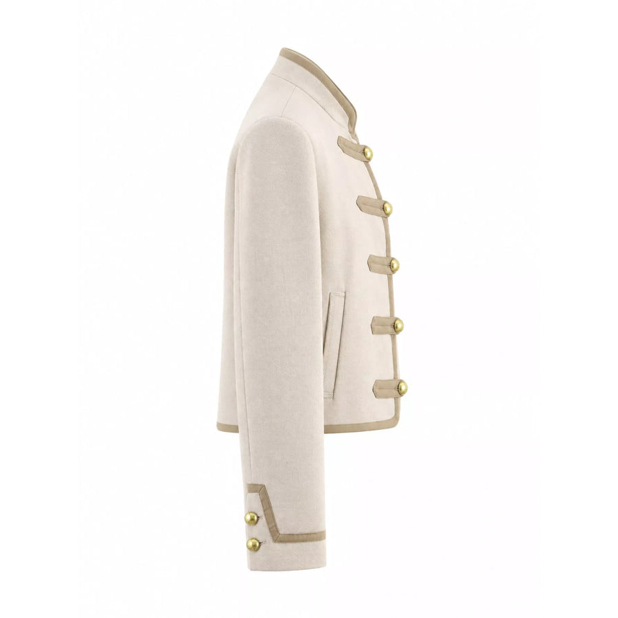 Button Down Long Sleeve Jacket Apparel and Accessories