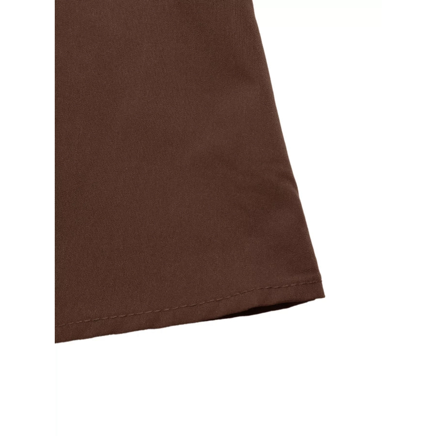 Button-Down Long Sleeve Midi Dress Apparel and Accessories