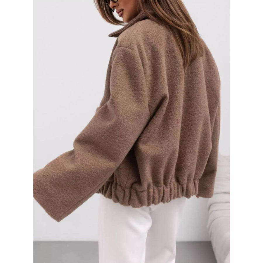 Button-Down Long Sleeve Outerwear Apparel and Accessories