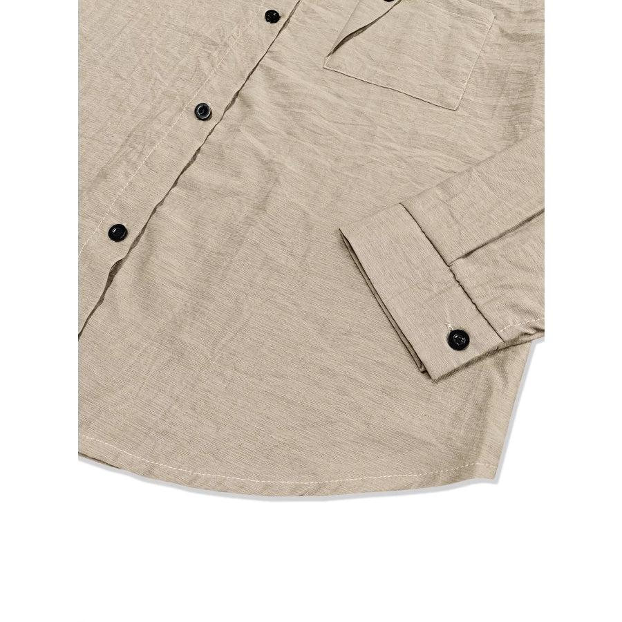 Button-Down Long Sleeve Shirt Apparel and Accessories