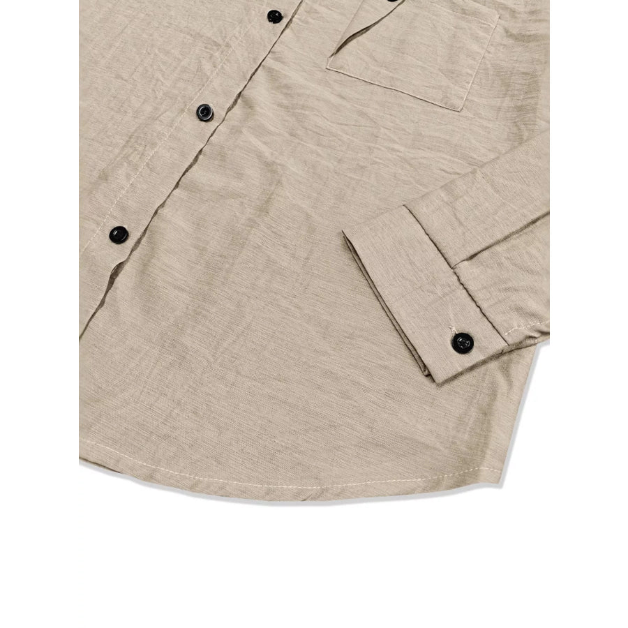 Button-Down Long Sleeve Shirt Apparel and Accessories