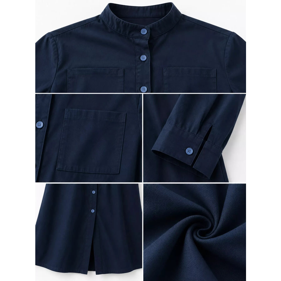Button-Down Maxi Shirt Dress Apparel and Accessories