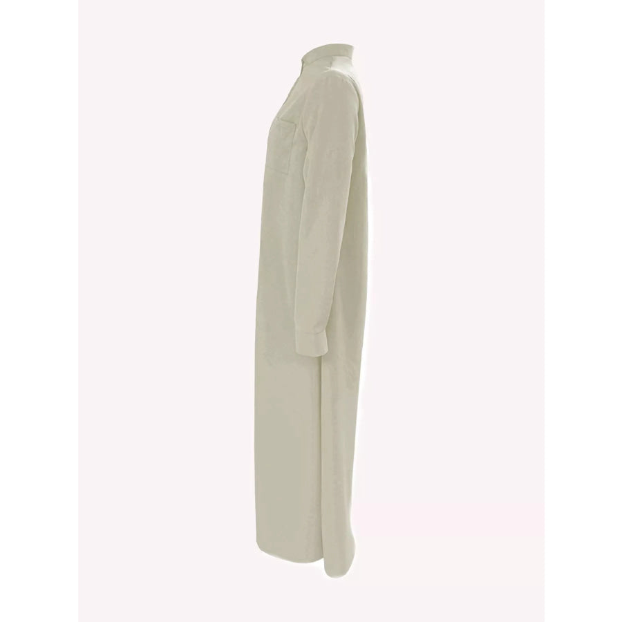 Button-Down Maxi Shirt Dress Apparel and Accessories