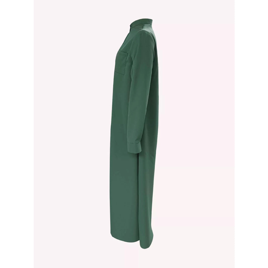 Button-Down Maxi Shirt Dress Apparel and Accessories