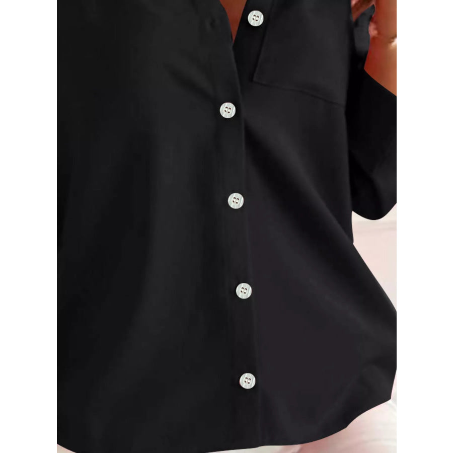 Button-Down Roll-Up Sleeve Shirt Apparel and Accessories