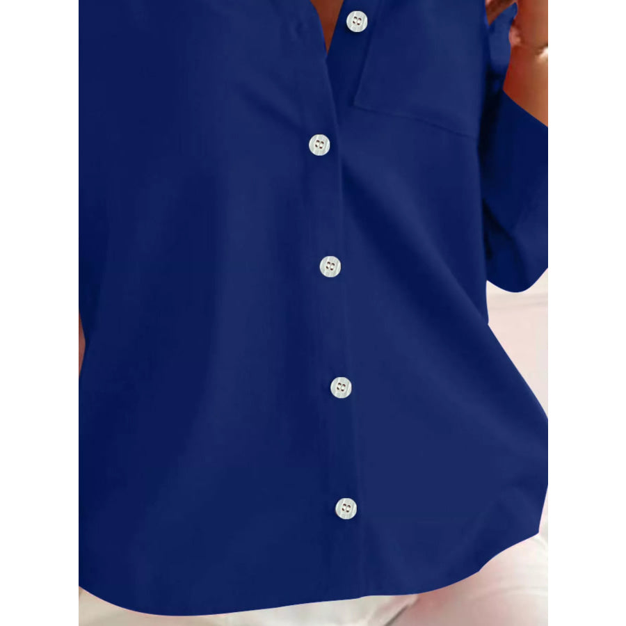 Button-Down Roll-Up Sleeve Shirt Apparel and Accessories