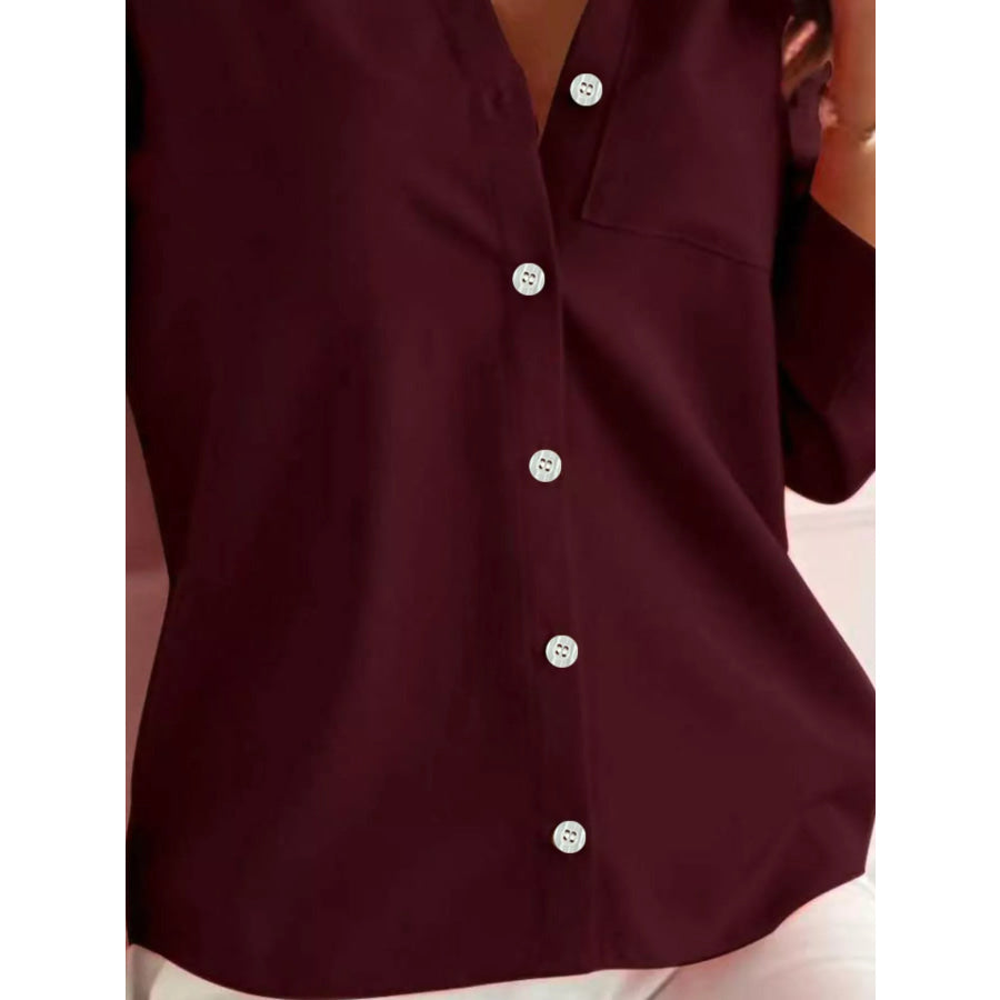 Button-Down Roll-Up Sleeve Shirt Apparel and Accessories