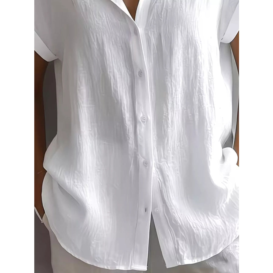 Button-Down Short Sleeve Shirt Apparel and Accessories