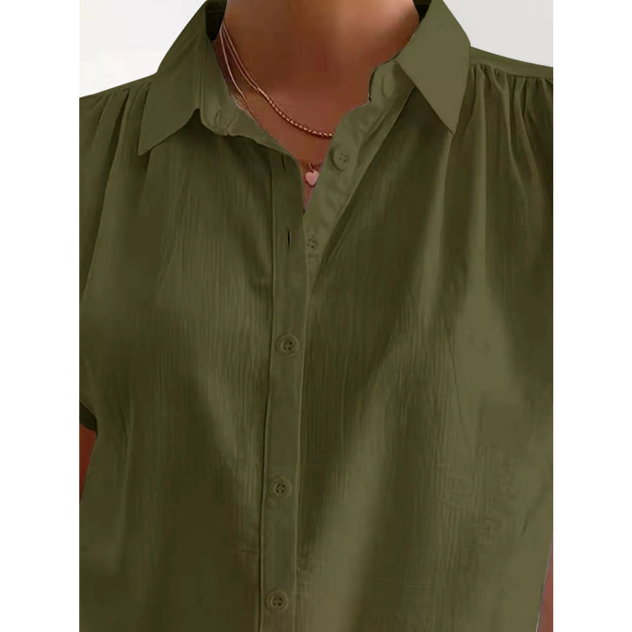 Button-Down Short Sleeve Shirt Apparel and Accessories