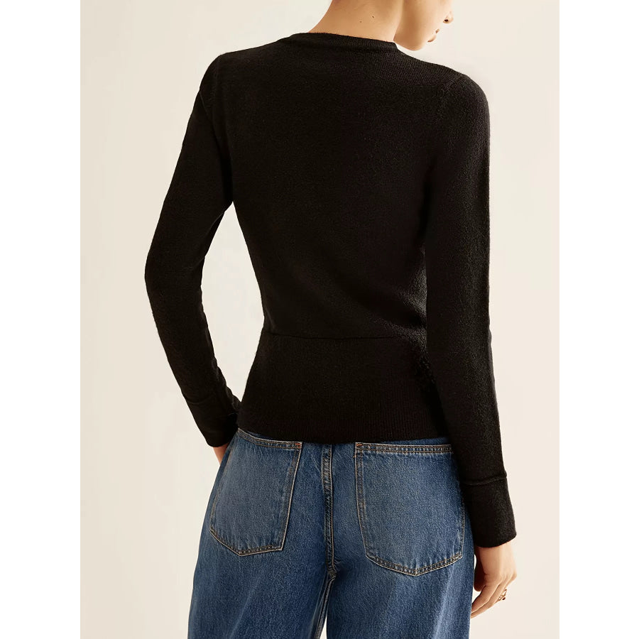 Button-Down Slim Fit Cardigan Apparel and Accessories
