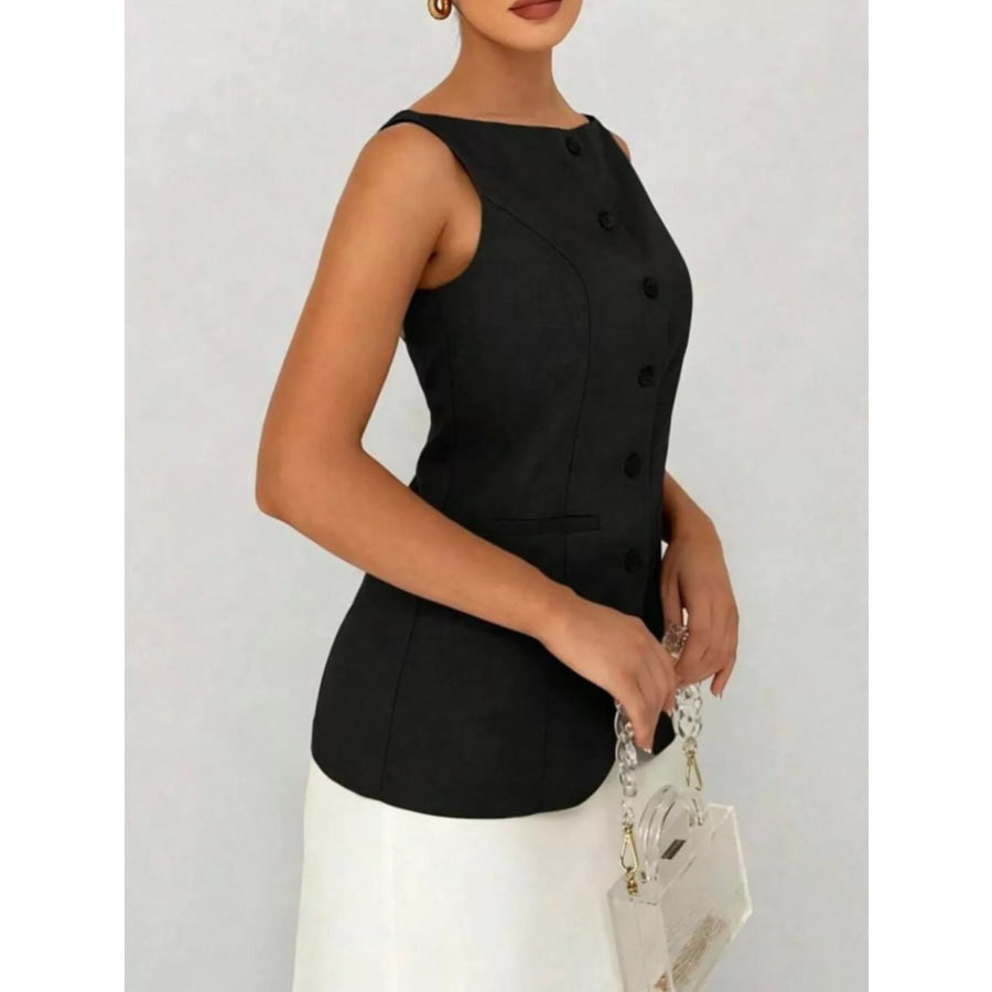 Button-Down Vest Apparel and Accessories