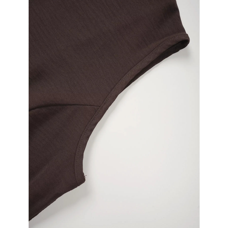 Button-Down Vest & Wide Leg Pants Set Apparel and Accessories