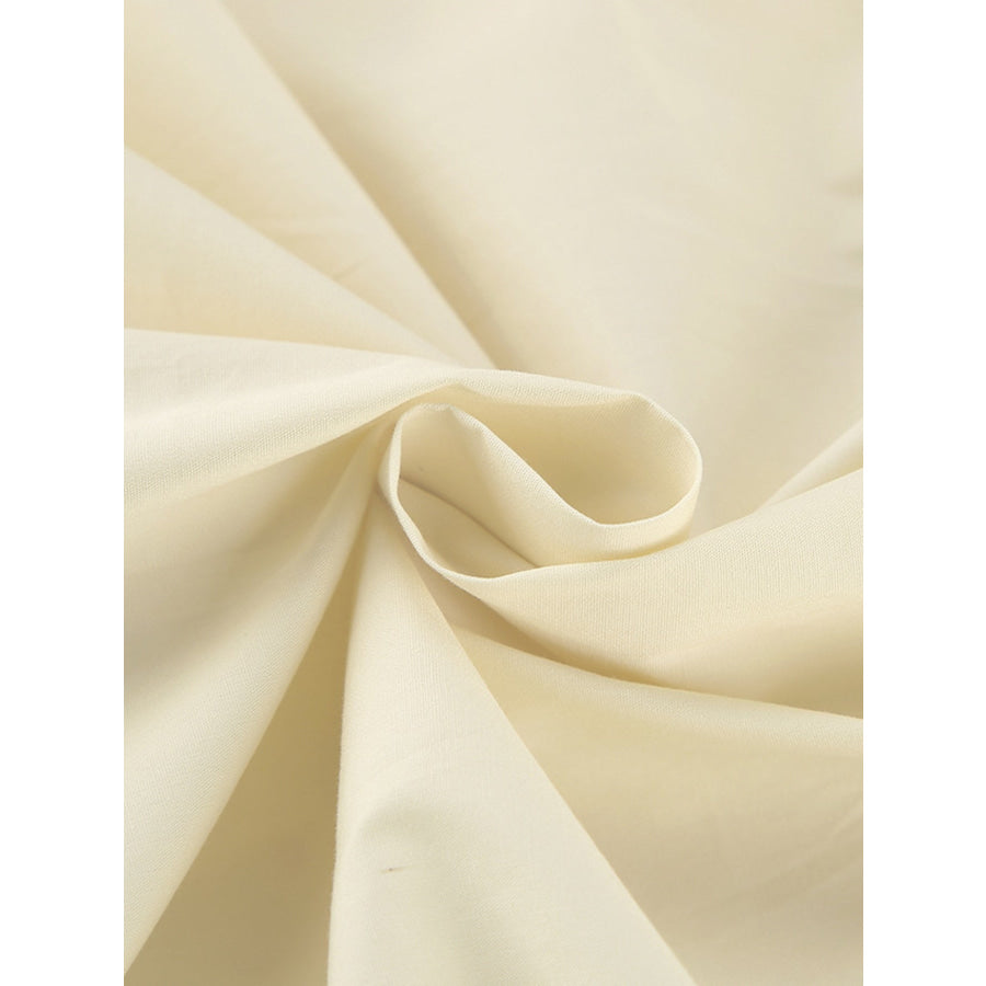 Button Front Bubble Hem Dress Apparel and Accessories