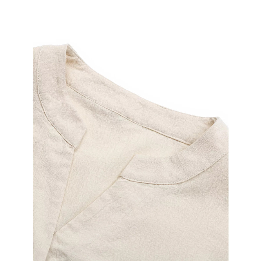 Button-Front Ruffle Hem Mini Dress Apparel and Accessories