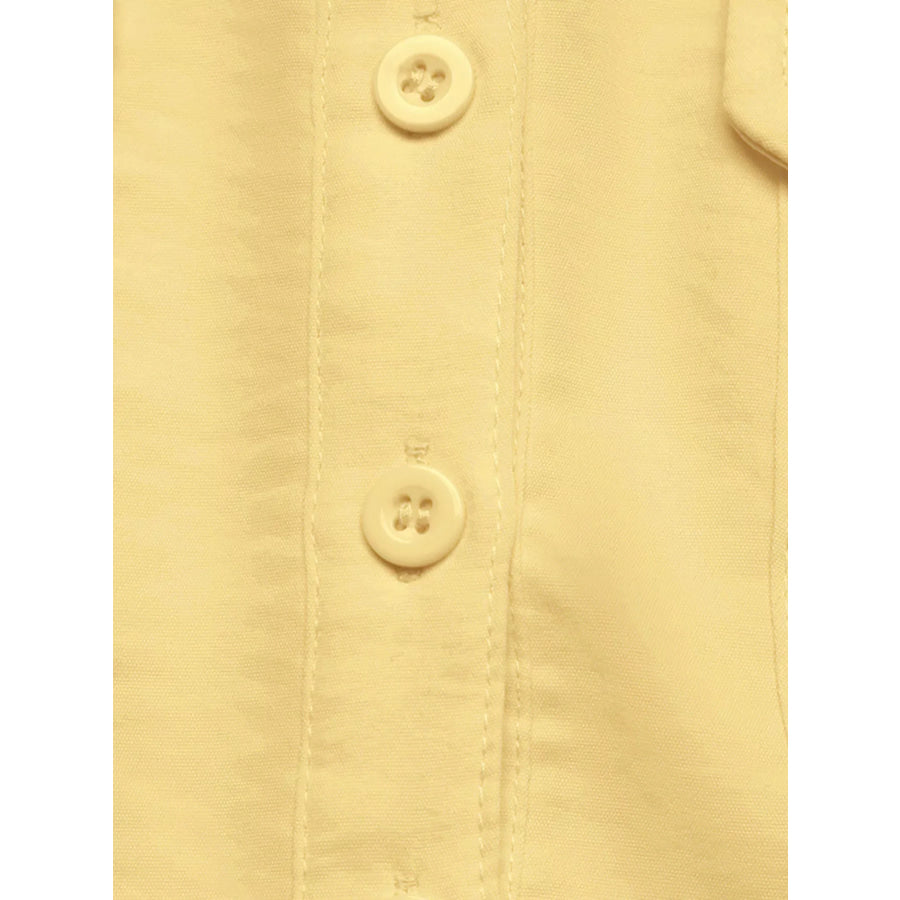 Button Front Sleeveless Blouse Apparel and Accessories