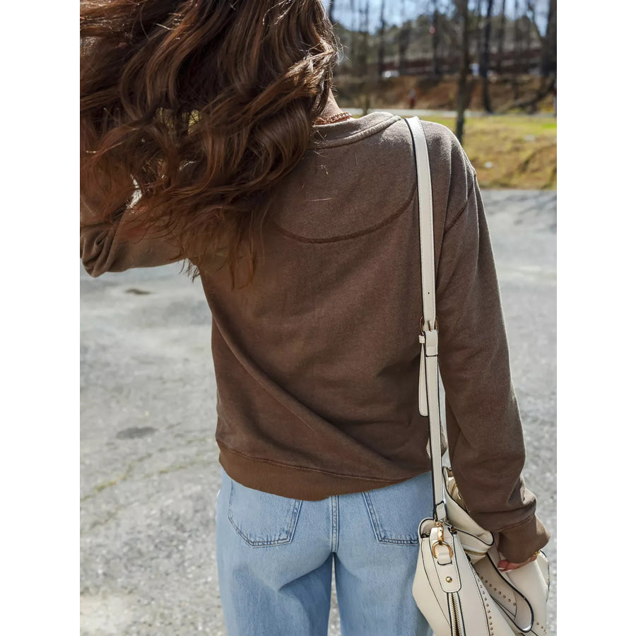 Button Front V Neck Casual Cardigan Apparel and Accessories