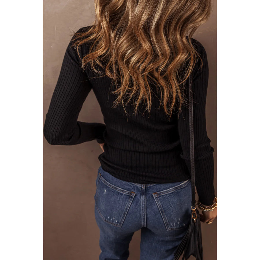 Button Up Collared Neck Cardigan Apparel and Accessories