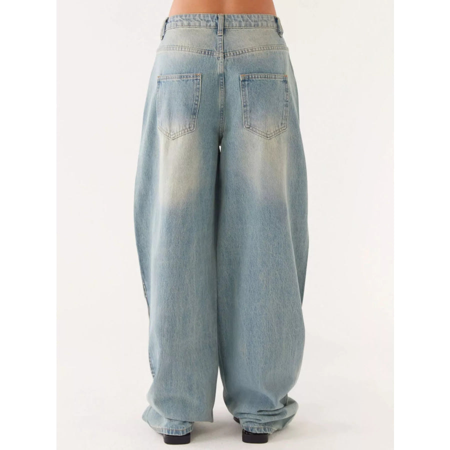 Button Up Denim Jacket and Jeans Set Apparel and Accessories