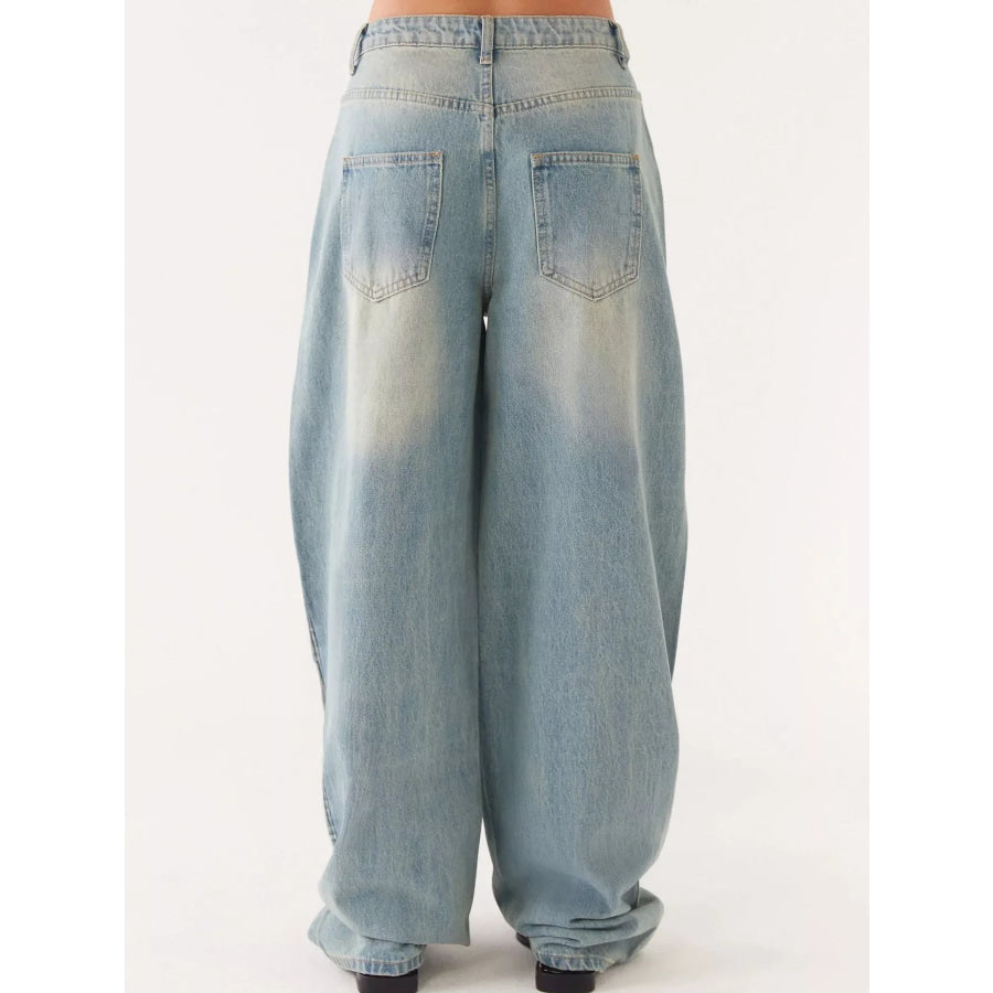 Button Up Denim Jacket and Jeans Set Apparel and Accessories
