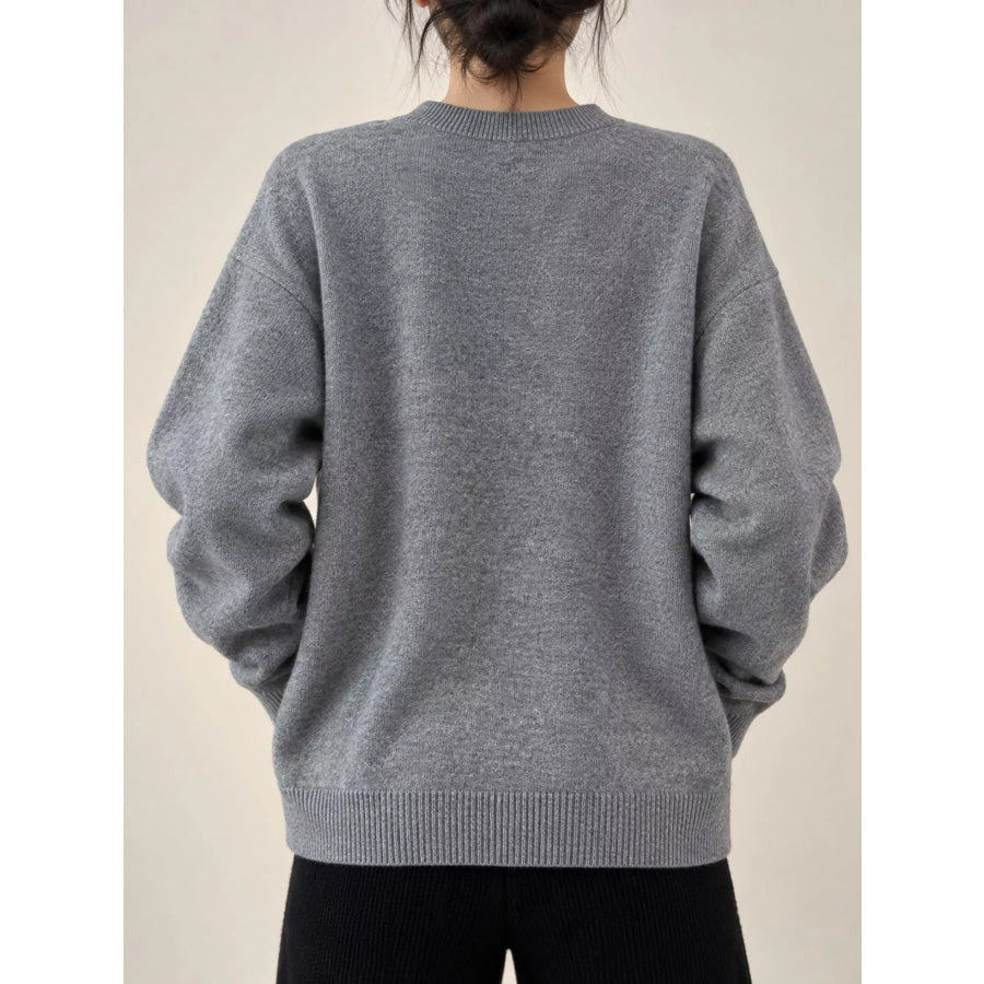 Button Up Long Sleeve Cardigan Apparel and Accessories