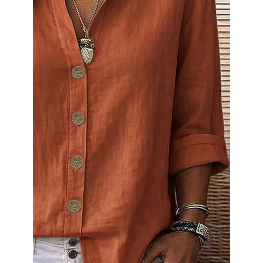 Button Up Long Sleeve Shirt Apparel and Accessories