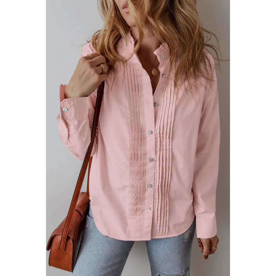 Button Up Long Sleeve Shirt Apparel and Accessories