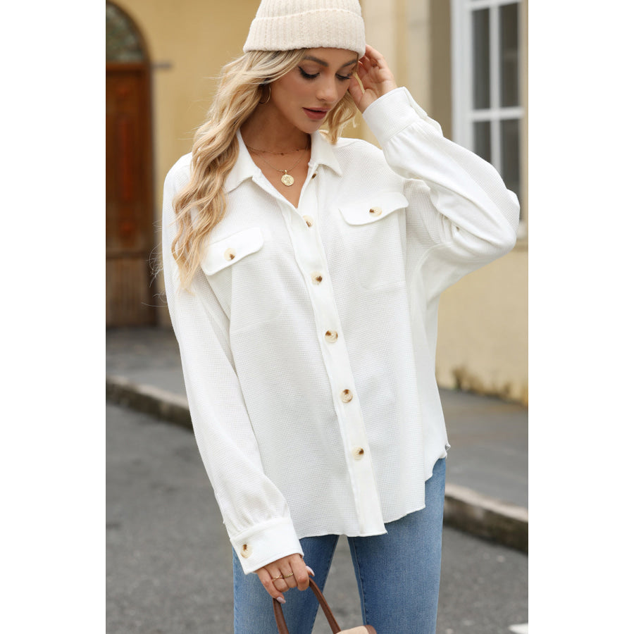 Button Up Long Sleeve Shirt Apparel and Accessories