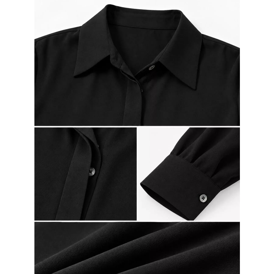 Button Up Long-Sleeve Shirt Apparel and Accessories