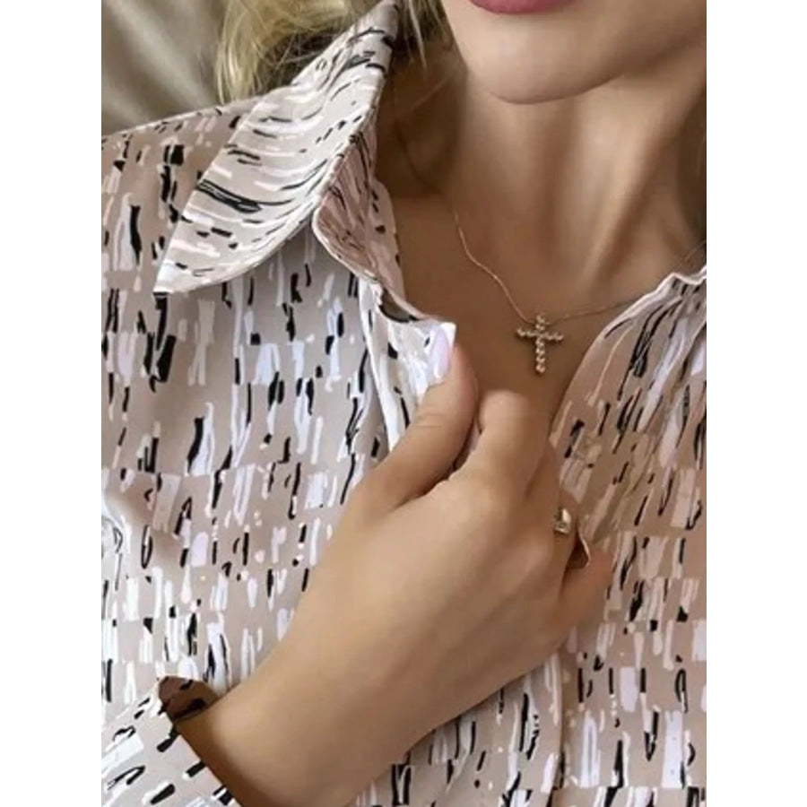 Button Up Long-Sleeve Shirt Apparel and Accessories