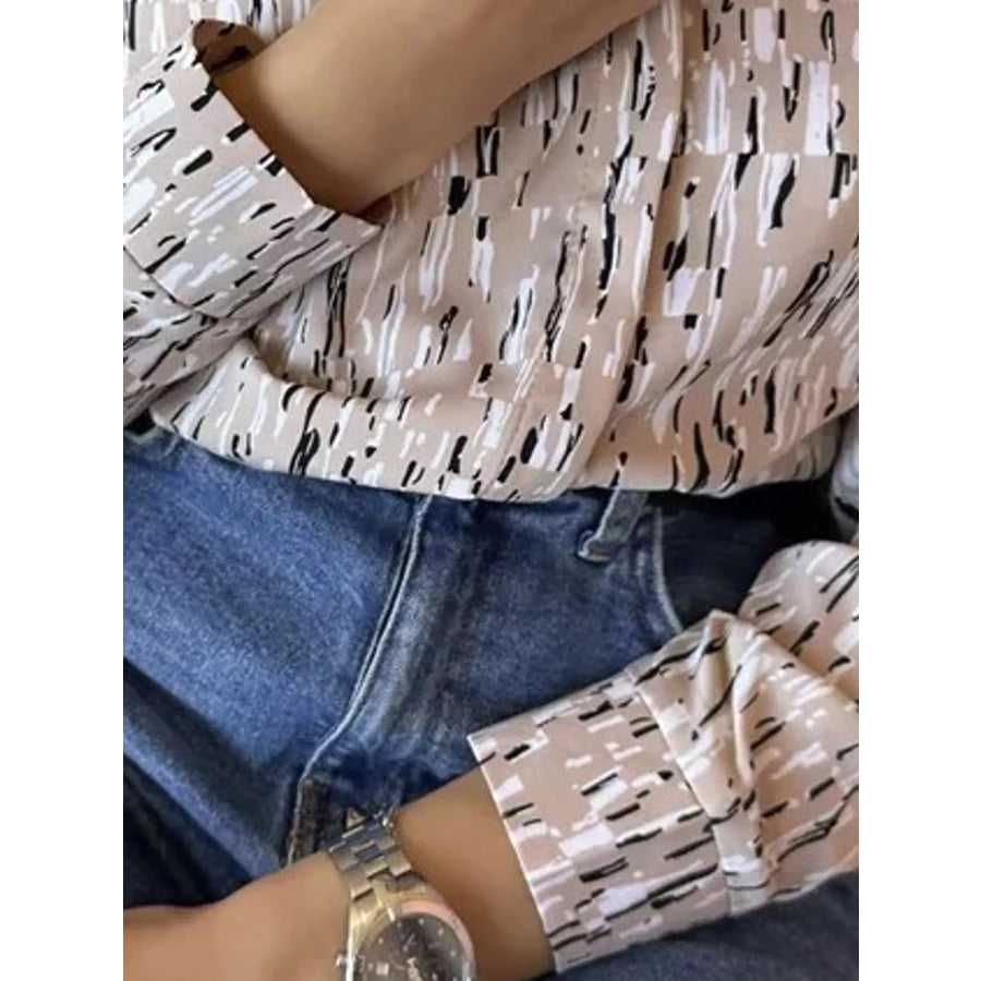 Button Up Long-Sleeve Shirt Apparel and Accessories