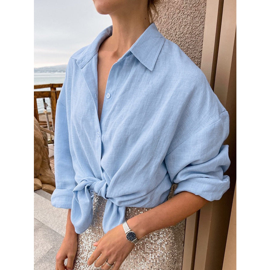 Button Up Long Sleeve Shirt Apparel and Accessories