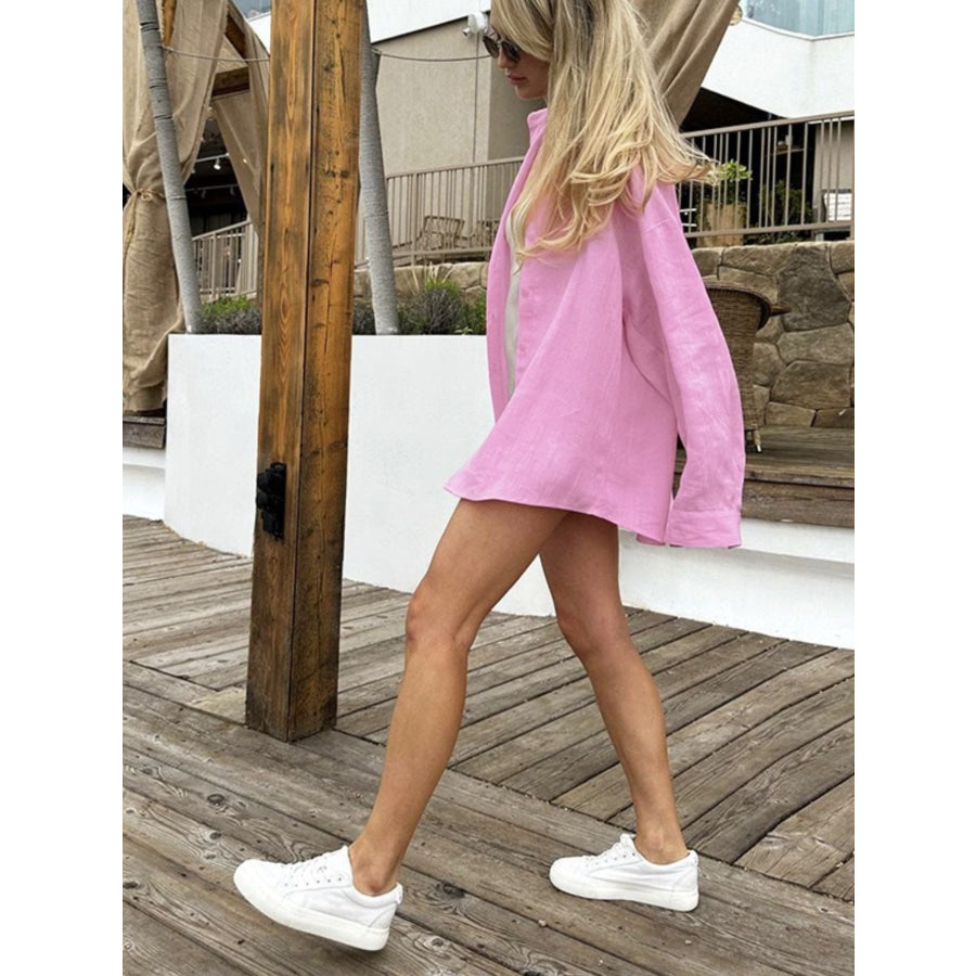 Button Up Long Sleeve Shirt Apparel and Accessories
