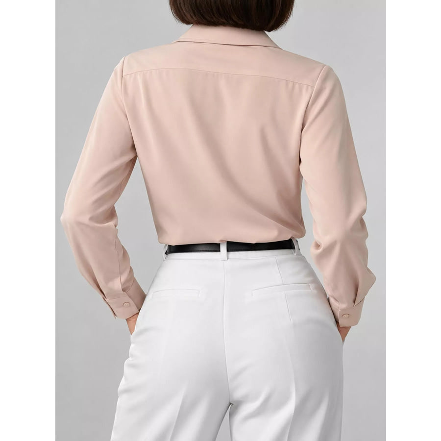 Button Up Long-Sleeve Shirt Apparel and Accessories