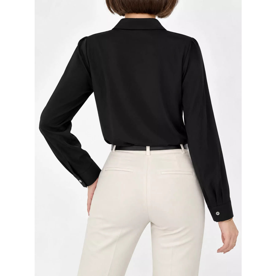 Button Up Long-Sleeve Shirt Apparel and Accessories