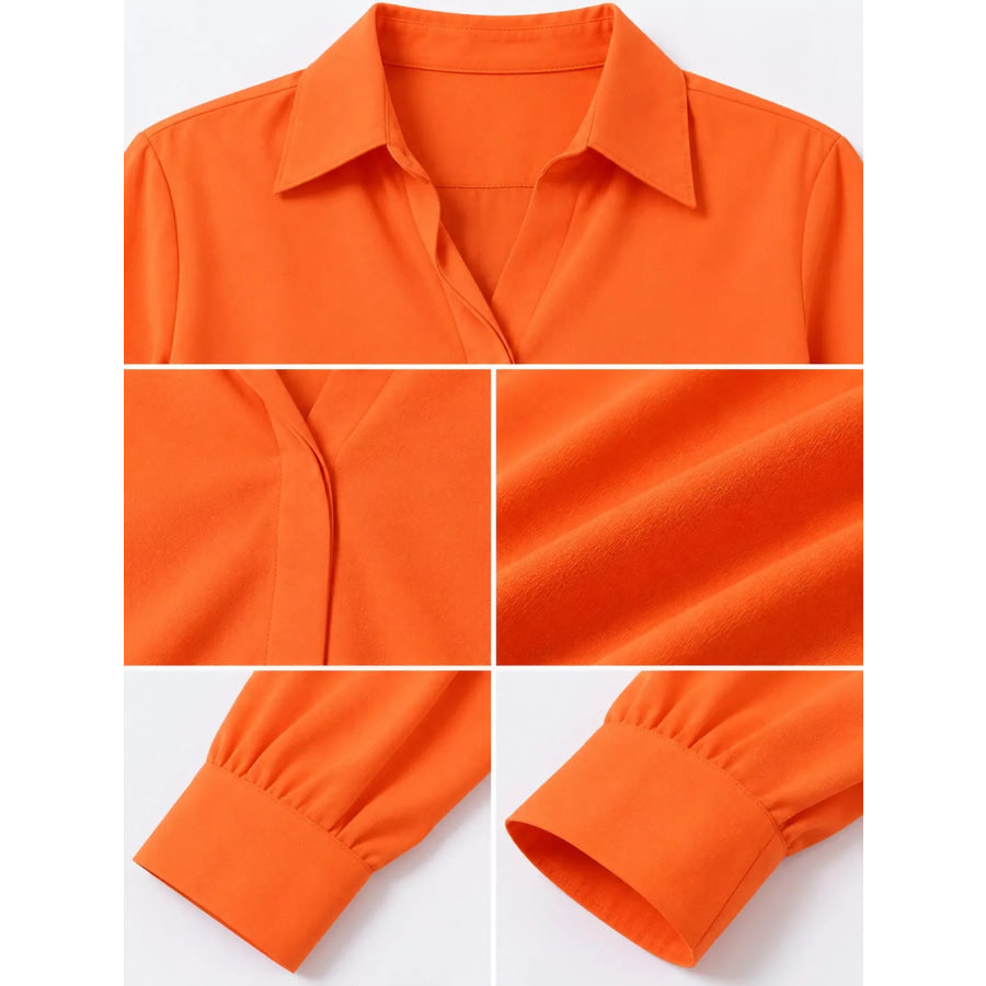 Button Up Long-Sleeve Shirt Apparel and Accessories