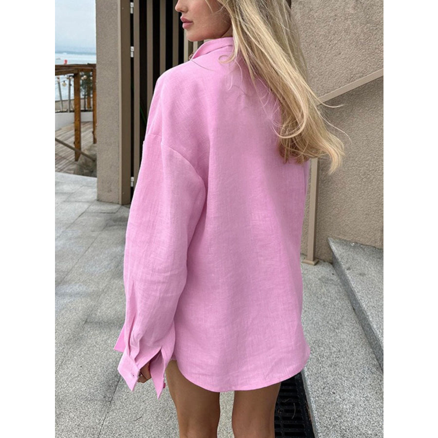 Button Up Long Sleeve Shirt Apparel and Accessories