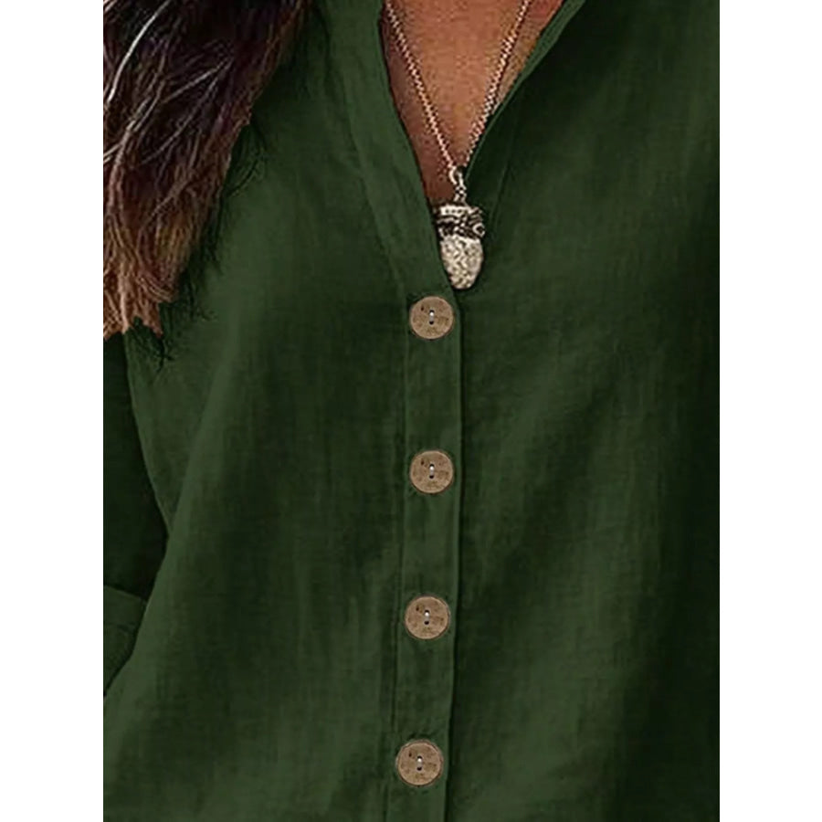 Button Up Long Sleeve Shirt Apparel and Accessories
