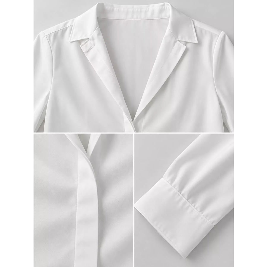 Button Up Long-Sleeve Shirt Apparel and Accessories