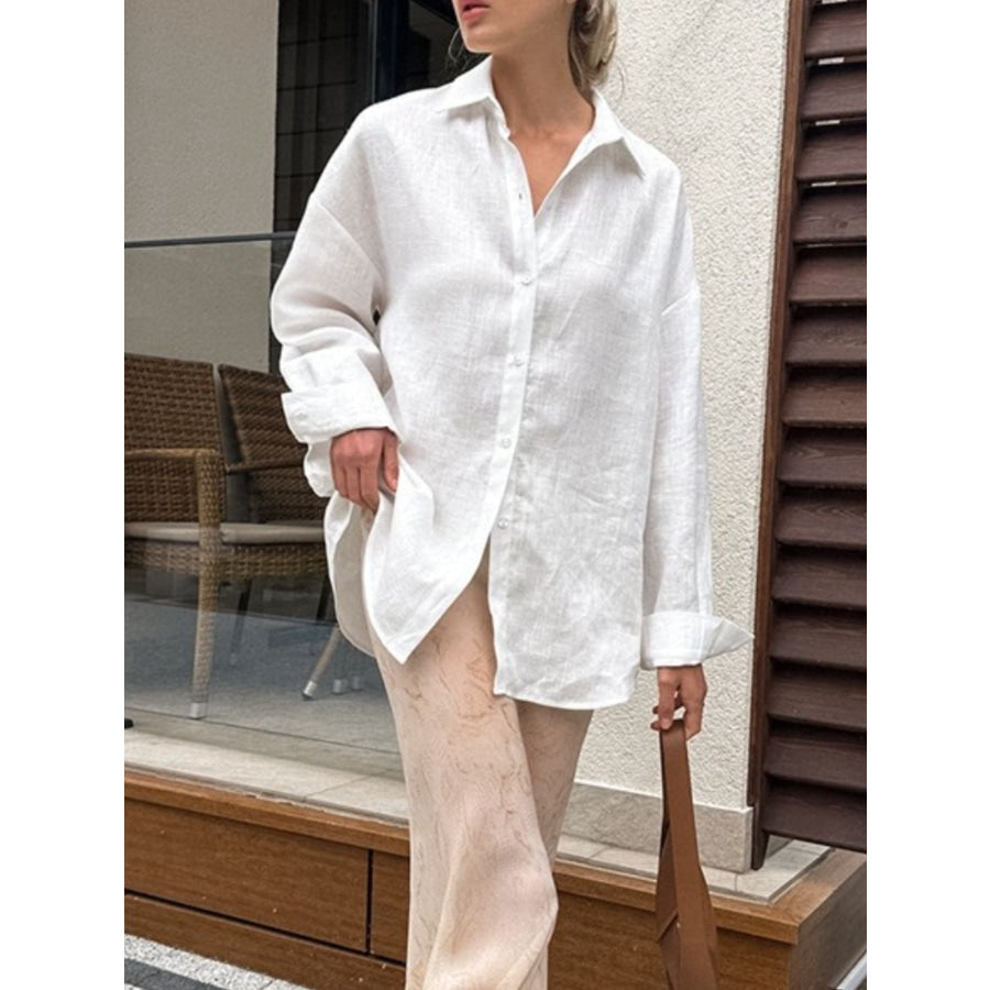 Button Up Long Sleeve Shirt Apparel and Accessories